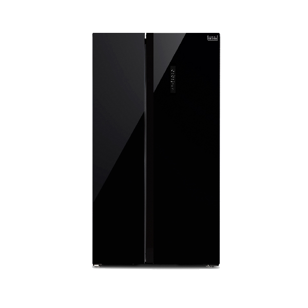 Refrigerator Side by side Black Glass - 615B