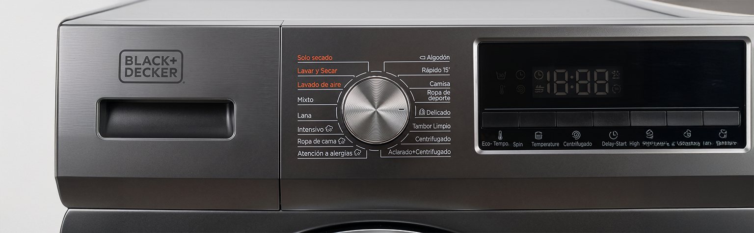 Lavadora secadora Black + Decker